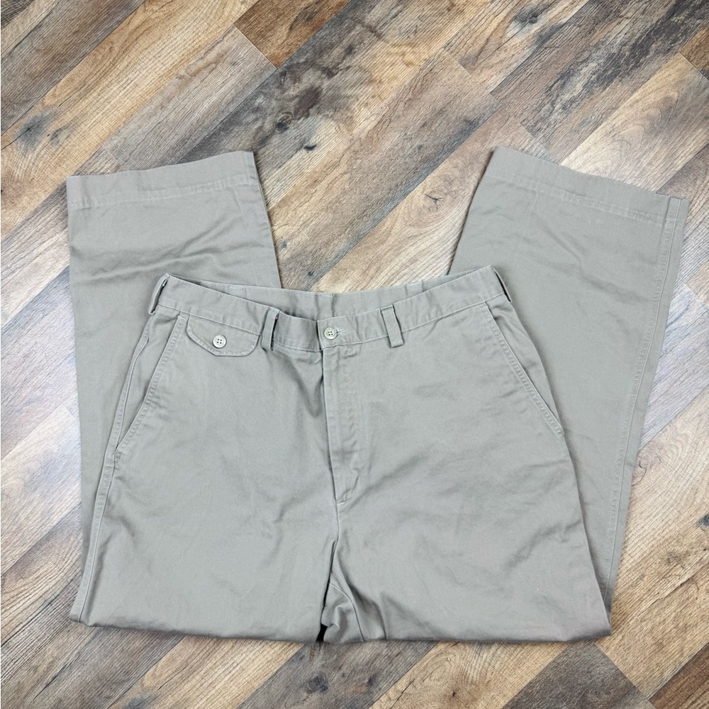 Savane Men's Tan Dress Pants 36x32